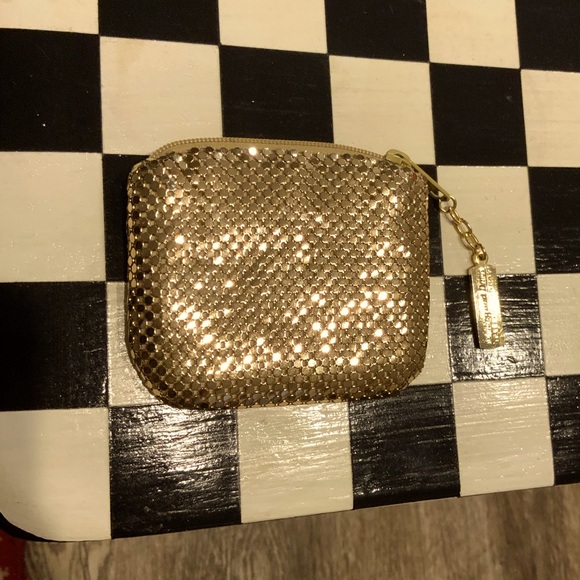 Whiting & Davis gold mesh Coin Purse Vintage Evening - Picture 2 of 5
